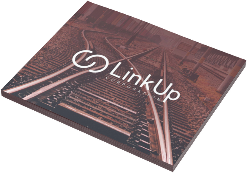 linkup corporation product catalog digital book cover mockup